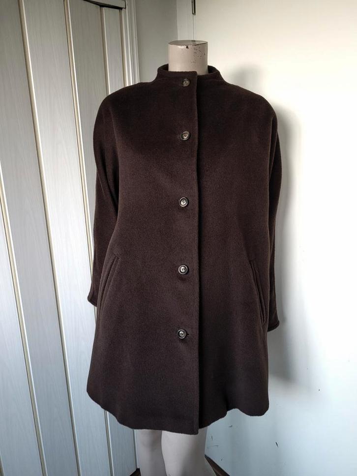 Max Mara wollen jas bruin maat 38/M, Kleding | Dames, Jassen | Winter, Zo goed als nieuw, Maat 38/40 (M), Bruin, Ophalen of Verzenden