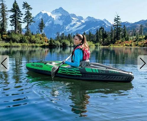 Intex K1 kano kajak 2 stuks nieuw 200 euro, nu 60 voor beide, Watersport en Boten, Kano's, Zo goed als nieuw, Kajak, Eén persoon