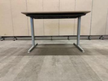 Aspa instelbaar bureau met knop en kabelgoot 120x80cm, 24st - afbeelding 10