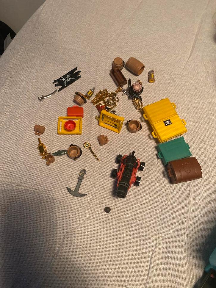 Playmobil Piratenschip Attributen - Diverse Onderdelen, Kinderen en Baby's, Speelgoed | Playmobil, Gebruikt, Ophalen of Verzenden