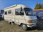 Hymer B 534 leuke 4 persoons camper uit 1993. APK tot 2026!!, Caravans en Kamperen, Campers, Integraal, Bedrijf, Diesel, Hymer