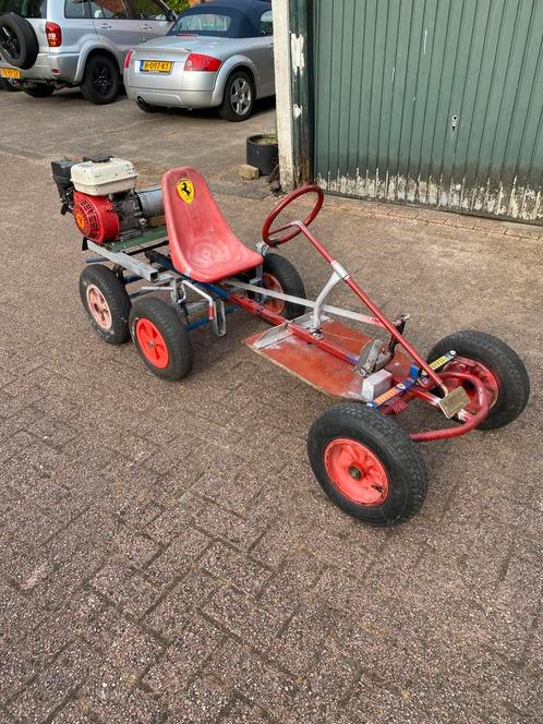 Berg skelter 6x6 met 5.5pk honda motor 25 km/h, Kinderen en Baby's, Speelgoed | Buiten | Skelters, Gebruikt, Berg, Motor, Ophalen
