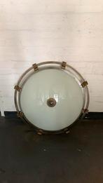 Supergrote Vintage plafondlamp/ plafoniere, Ophalen, Gebruikt, Metaal, Regency Mid Century Hollywood Vintage