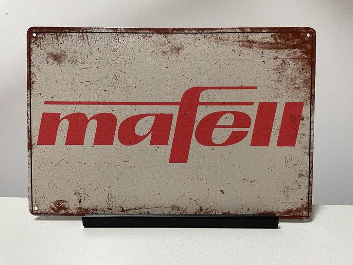 Mafell metalen reclamebord / wandbord (Old Look), Huis en Inrichting, Woonaccessoires | Wanddecoraties, Nieuw, Ophalen of Verzenden