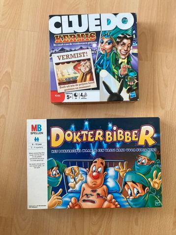 Dokter Bibber en Cluedo op de kermis beschikbaar voor biedingen
