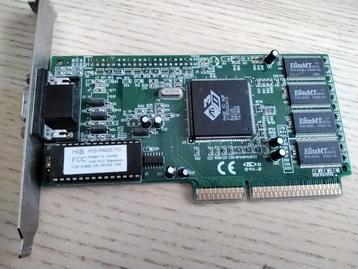AGP videokaart met ATI RageIIc grafische chip  beschikbaar voor biedingen