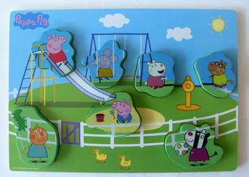 Peppa Big Puzzel Hout Houten Puzzel peppa Pig beschikbaar voor biedingen