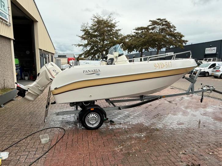 Te koop Cosole boot. Aquamar Panaria 5,50 mtr, Watersport en Boten, Speedboten, Zo goed als nieuw, 3 tot 6 meter, Benzine, Minder dan 70 pk