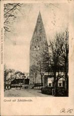 Schildwolde - Groet uit, Verzamelen, Ansichtkaarten | Nederland, Ophalen of Verzenden, Voor 1920, Gelopen, Groningen