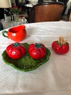Leuk setje peper zout prikker potje en roomkannetje, Antiek en Kunst, Antiek | Keramiek en Aardewerk, Ophalen of Verzenden