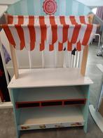 Houten speel kraampje en theater in 1, Ophalen, Gebruikt, Hout, Speelkeuken
