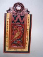 Friese schooltas - hout - Roosje Hindelopen - zeldzaam -, Antiek en Kunst, Ophalen of Verzenden