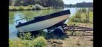 Bowrider met 25 pk motor en trailer., Doe-het-zelf en Verbouw, Motoren, Ophalen, Benzinemotor