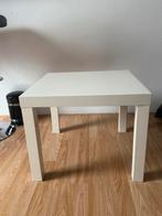 Ikea witte bijzettafel, Huis en Inrichting, Tafels | Eettafels, Ophalen, Zo goed als nieuw, Rond, 50 tot 100 cm