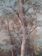 Schilderij Winterlandschap, Ophalen of Verzenden