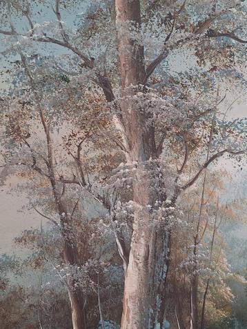 Schilderij Winterlandschap beschikbaar voor biedingen