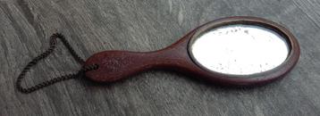 Om1900-1950 Klein Handspiegel Hand Spiegeltje voor Pop Popje beschikbaar voor biedingen