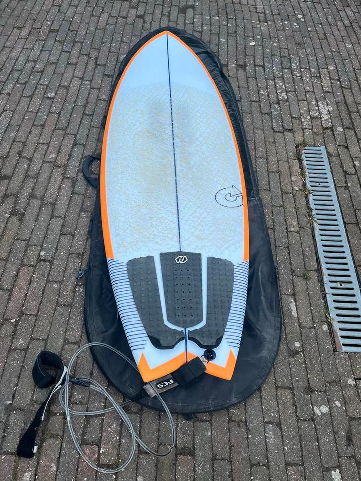 Shortboard Surfplank , torq summerfish 6.2, Watersport en Boten, Golfsurfen, Gebruikt, Shortboard, Met vinnen, Ophalen