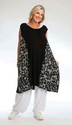 Zwart/grijs tuniek Frey van AKH Maat 50 nu €29,95, AKH, Nieuw, A, A