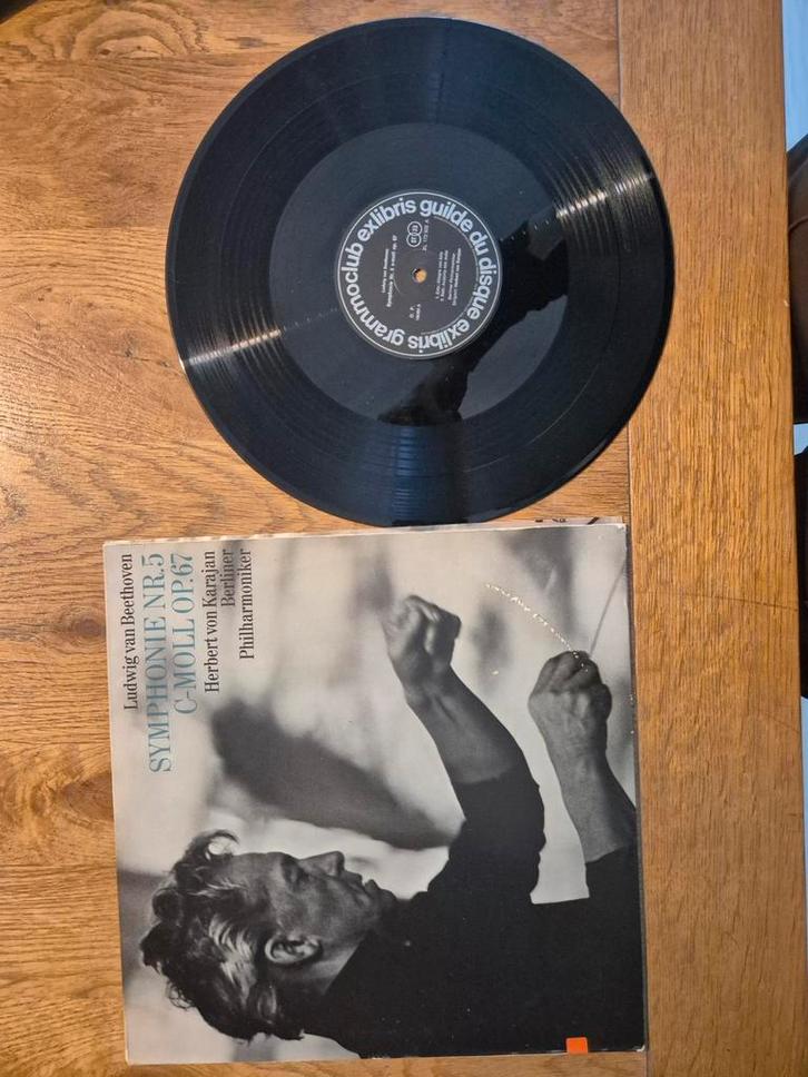 Beethoven - Symfonie Nr. 5 - Karajan - LP, Cd's en Dvd's, Vinyl | Klassiek, Zo goed als nieuw, Classicisme, Orkest of Ballet, 12 inch