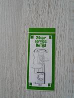 sticker ptt telecommunicatie 24 uur service De Tijd, Ophalen of Verzenden, Zo goed als nieuw, Bedrijf of Vereniging
