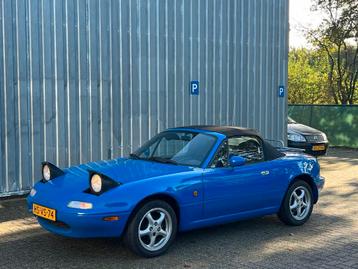 Mazda MX-5 1.6i-16V / Mariner Blue / KMteller / Roestvrij &  beschikbaar voor biedingen