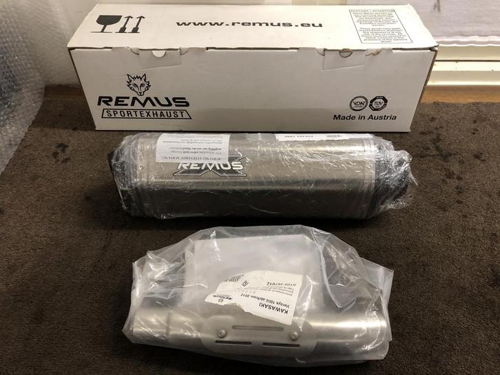 Remus Hexacone uitlaat demper Kawasaki Versys 1000 2012-2016, Motoren, Onderdelen | Kawasaki, Nieuw, Verzenden