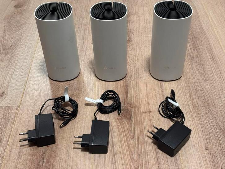 Mesh Wifi Set Deco M4 (3 stuks) TP-Link, Computers en Software, Routers en Modems, Zo goed als nieuw, Router, Ophalen of Verzenden