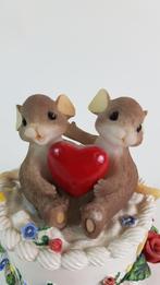 Charming Tails limited 84/151 Fitz & Floyd muizen beeld. 7A7, Ophalen of Verzenden, Gebruikt