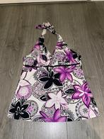 Paarse boho ibiza flower tankini badkleding pak mt 44 cup D, Boetiek, Paars, Badpak, Ophalen of Verzenden