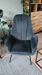 Grijs blauw fauteuil van Loods 5, Huis en Inrichting, Fauteuils, Ophalen, Zo goed als nieuw, 75 tot 100 cm, 50 tot 75 cm