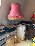 Vintage Lamp franje met Messing Voet, Ophalen