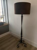 Prachtige stalen ijzeren vloerlamp lamp grote kap zeer groot, Huis en Inrichting, Lampen | Vloerlampen, Ophalen of Verzenden, 150 tot 200 cm