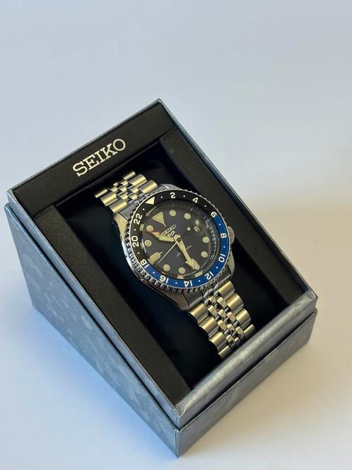 Seiko Sports 5 GMT SSK003, Sieraden, Tassen en Uiterlijk, Horloges | Heren, Zo goed als nieuw, Seiko, Staal, Ophalen of Verzenden