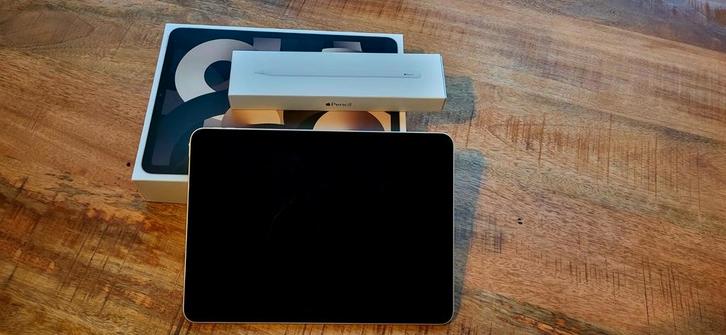 iPad Air + Apple Pencil - Perfecte Combo!, Computers en Software, Apple iPads, Zo goed als nieuw, Apple iPad Air, Wi-Fi, 11 inch