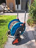 Gardena tuinslangwagen metoppelingen en verstelbare sproeier, Tuin en Terras, Tuinslangen, Ophalen, Gebruikt, Tuinslang