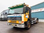 Volvo FL 12.380 6x2 A-RIDE (ORIGINAL DUTCH) HOOK-ARM CONTAIN, Auto's, Vrachtwagens, Euro 2, Zwart, Origineel Nederlands, Volvo