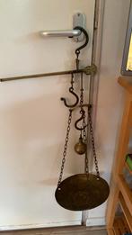 Antieke koperen weegschaal/plantenhanger, Antiek en Kunst, Antiek | Koper en Brons, Ophalen, Koper