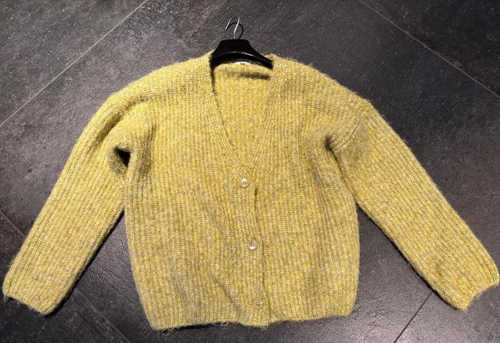 Onesto NIEUW vest maat L mosterd groen, Kleding | Dames, Truien en Vesten, Zo goed als nieuw, Maat 42/44 (L), Groen, Verzenden