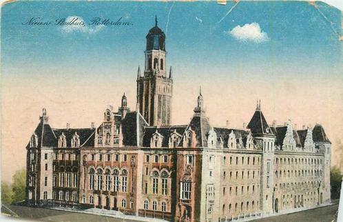 (300-466-025) Rotterdam Nieuw Stadhuis, Verzamelen, Ansichtkaarten | Nederland, Zuid-Holland, Verzenden