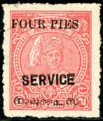 Indiase Staten Travancore-Cochin D2-pf - Dienstzegel, Postzegels en Munten, Postzegels | Azië, Verzenden, Zuid-Azië, Postfris