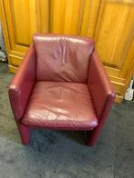 Touché Design Fauteuil - Bordeauxrood, Huis en Inrichting, Fauteuils, Ophalen, Gebruikt, Leer, 75 tot 100 cm