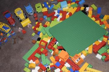 Verzameling LEGO Duplo blokken en bouwplaat – zonder doos beschikbaar voor biedingen