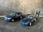 Maisto BMW X5 en BMW Z8 met trailer, Hobby en Vrije tijd, Modelauto's | 1:24, Ophalen of Verzenden, Zo goed als nieuw, Auto, Maisto