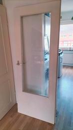 Deur inclusief scharnieren, Ophalen, Gebruikt, Binnendeur, Glas