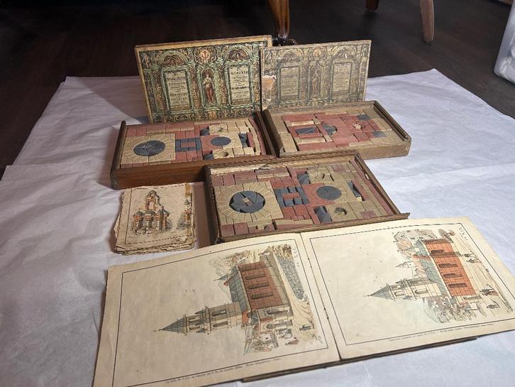 Antieke Anker Steinbaukasten van F. Ad. Richter & Cie, Antiek en Kunst, Antiek | Speelgoed, Ophalen