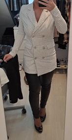 Wit gestreepte zomerjas., Kleding | Dames, Malifisent, Wit, Ophalen of Verzenden, Zo goed als nieuw