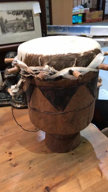 Afrikaanse drum/trommel. Zambia.  beschikbaar voor biedingen