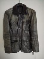 heren leren jas -Milestone- XL/54, Maat 52/54 (L), Bruin, Milestone, Ophalen of Verzenden