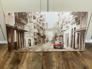 Schilderij Havanna 80x40cm beschikbaar voor biedingen